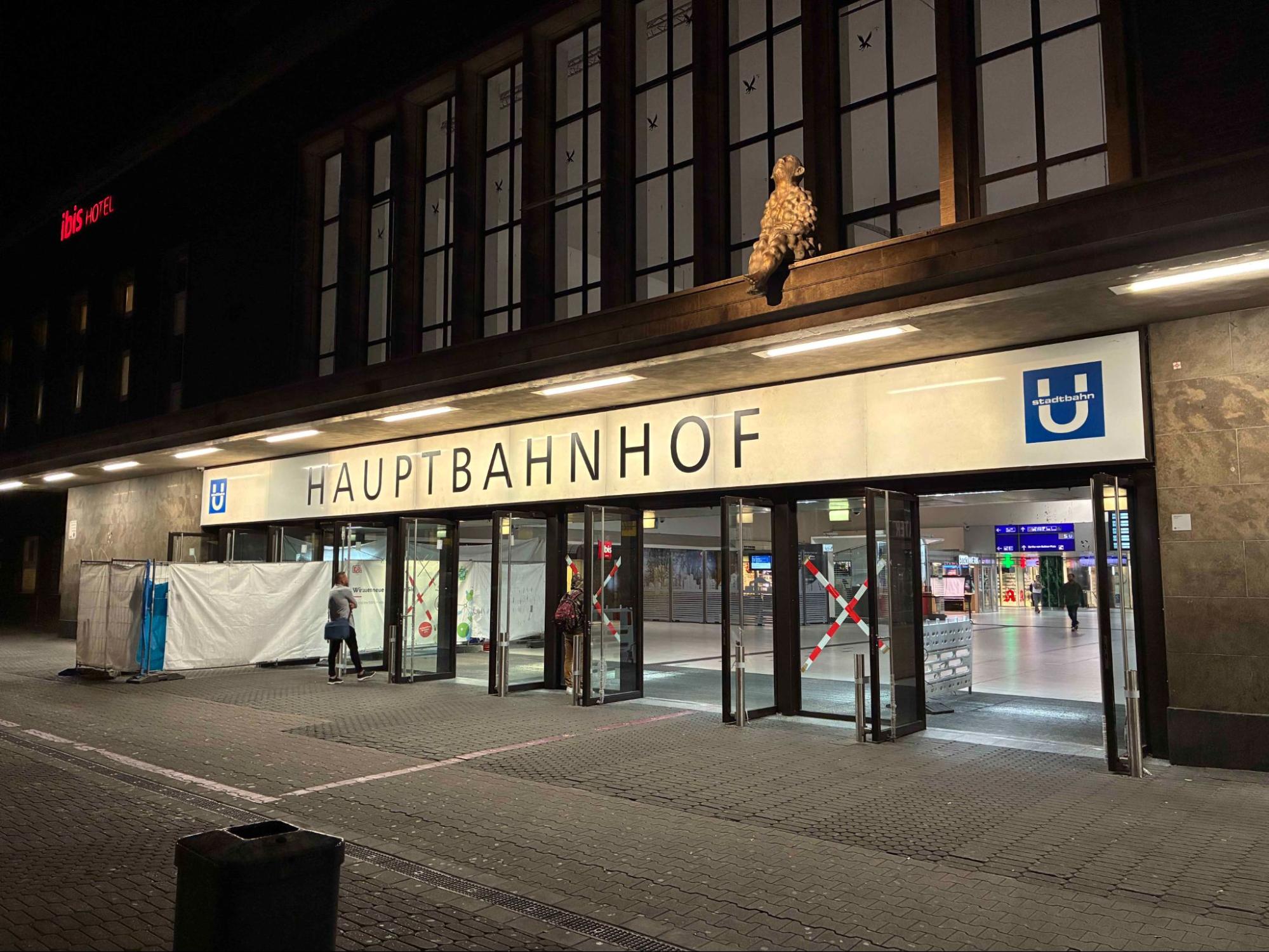 デュッセルドルフ中央駅。