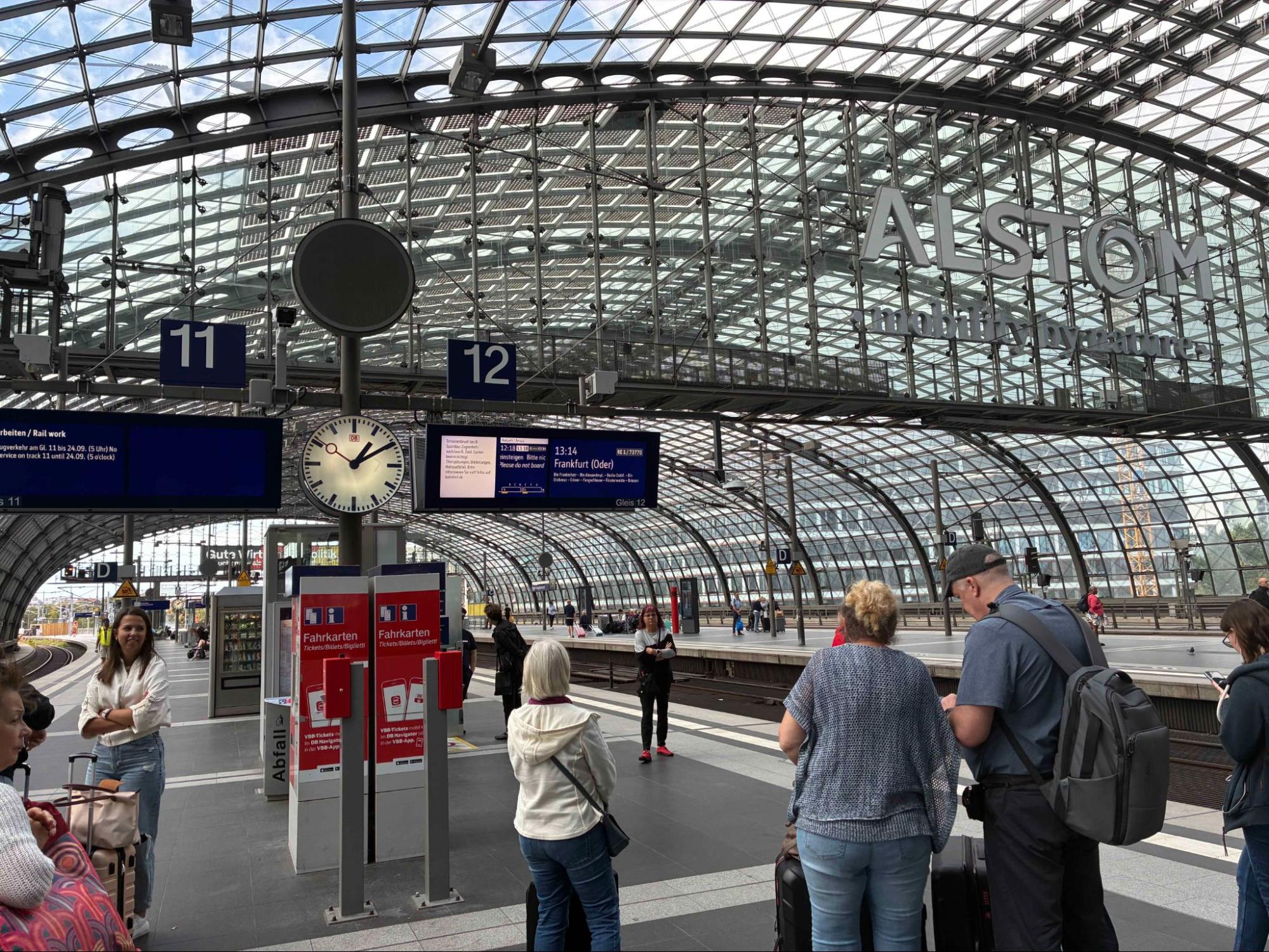 ベルリン中央駅。