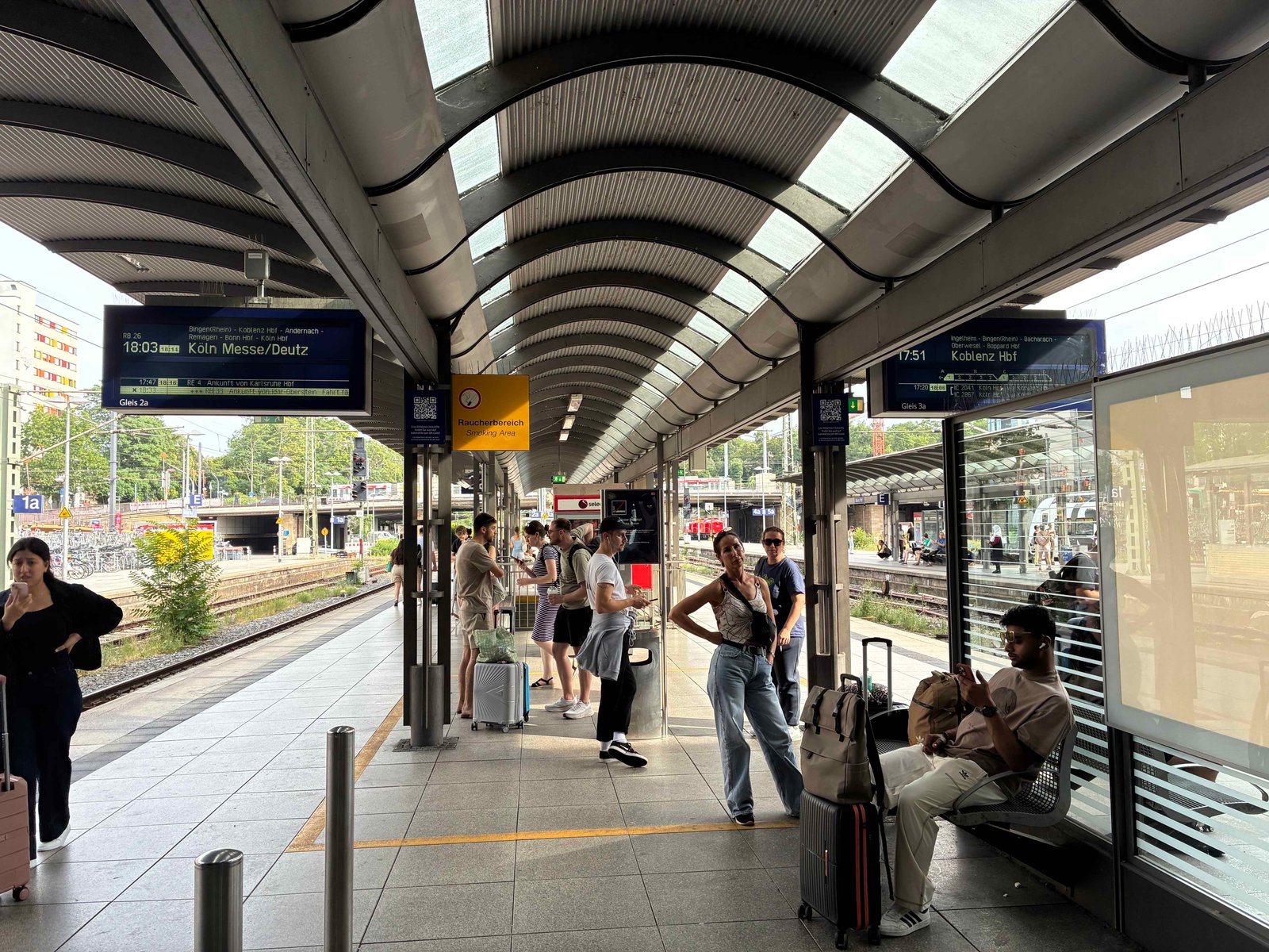 マインツ中央駅ホーム